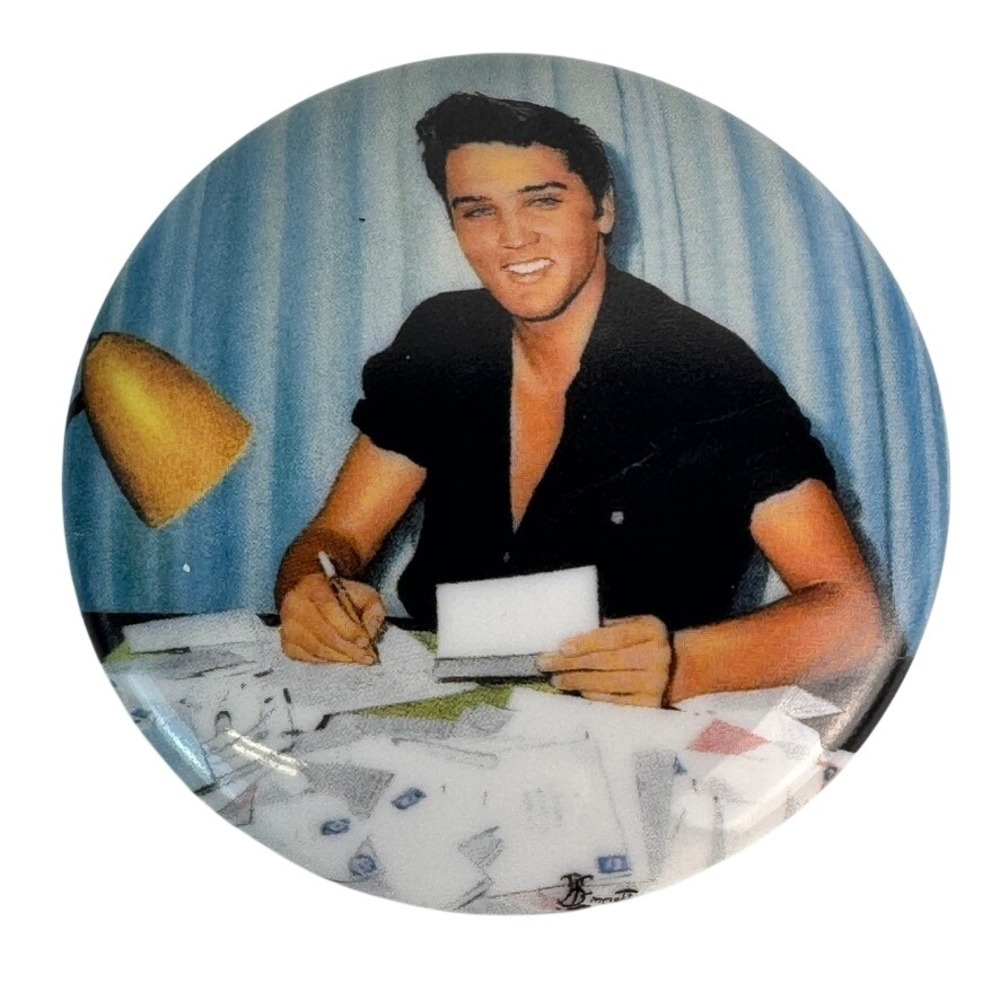Elvis Presley Letters from Fans MISSING Music Box 1993 Jewelry / Nightstand Dish